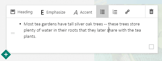 Text changed to bulleted list Text changed to bulleted list