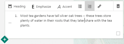Text changed to numbered list Text changed to numbered list