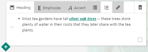 Text with multiple enhancements applied Text with multiple enhancements applied