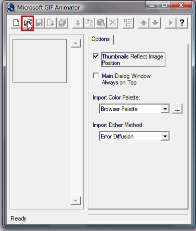 Click the Open option
