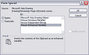 Inserting Visio Drawings in Word