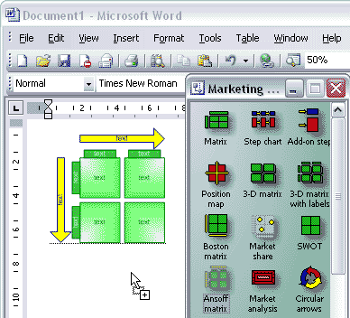 Insert Visio Shapes in Word