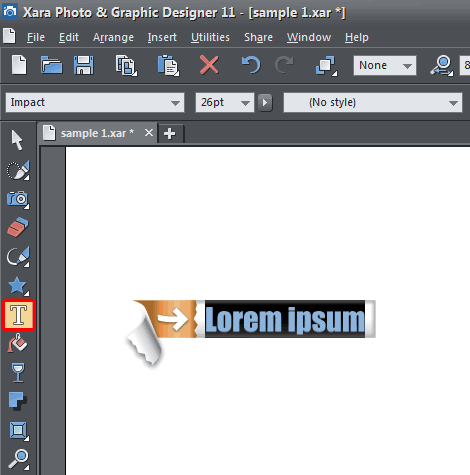 Text selected Text selected